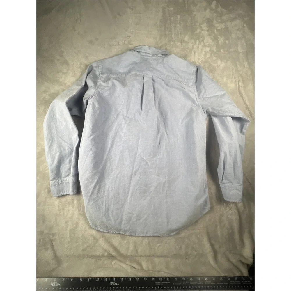 Ralph Lauren Shirt‎ Men 20 Blue Long Sleeve Flesh Pony Weddings Funerals Events